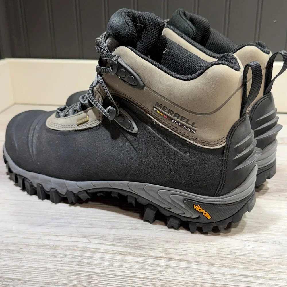 Merrill Thermo 6 Waterproof Boots Men's 10.5 #J82727 Vibram Nice Hiking Boots